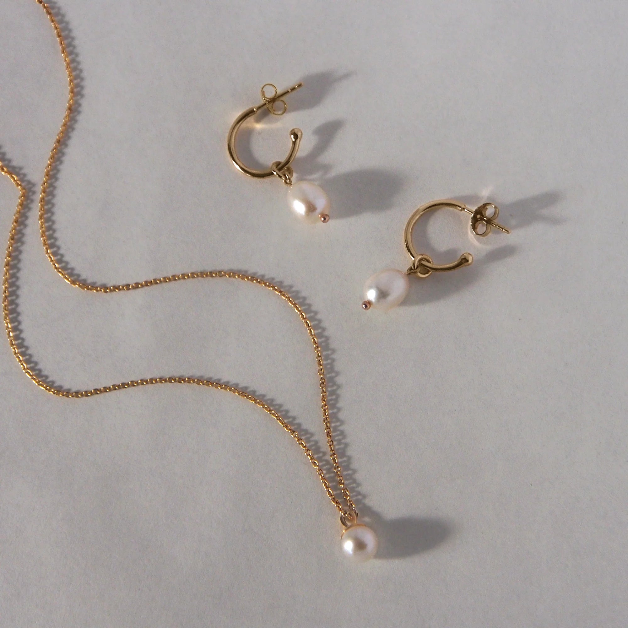 MURKANI Pearl Necklace GOLD