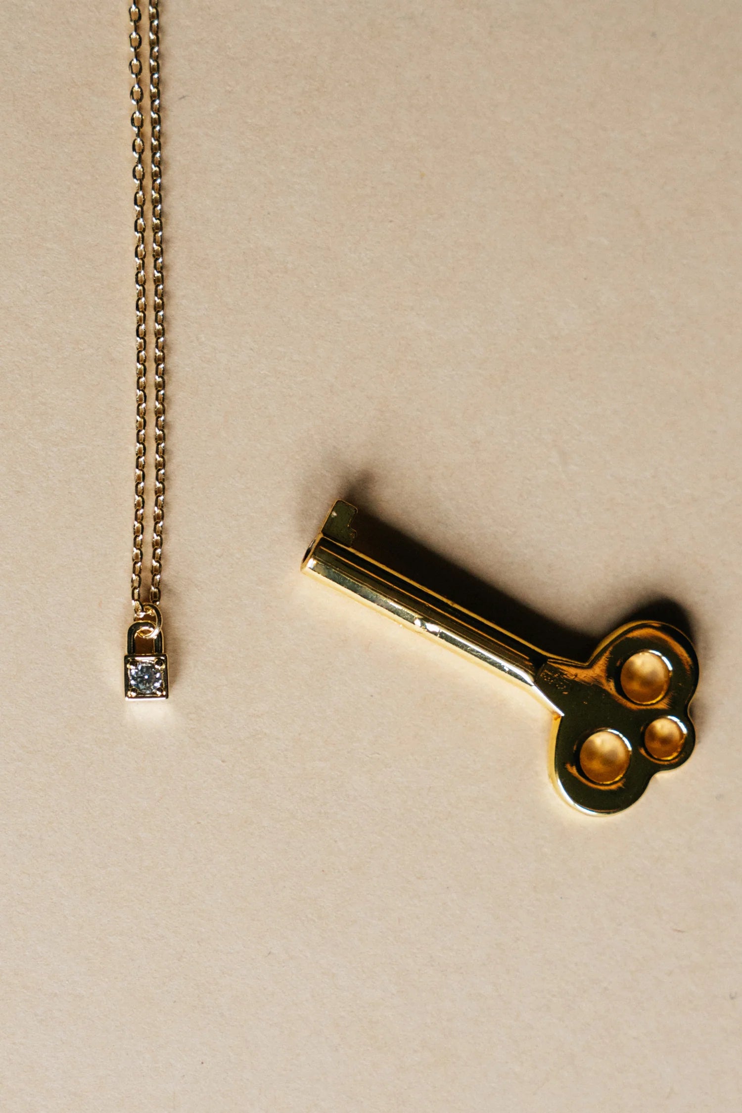 LIBERTE Penny Locket Necklace GOLD