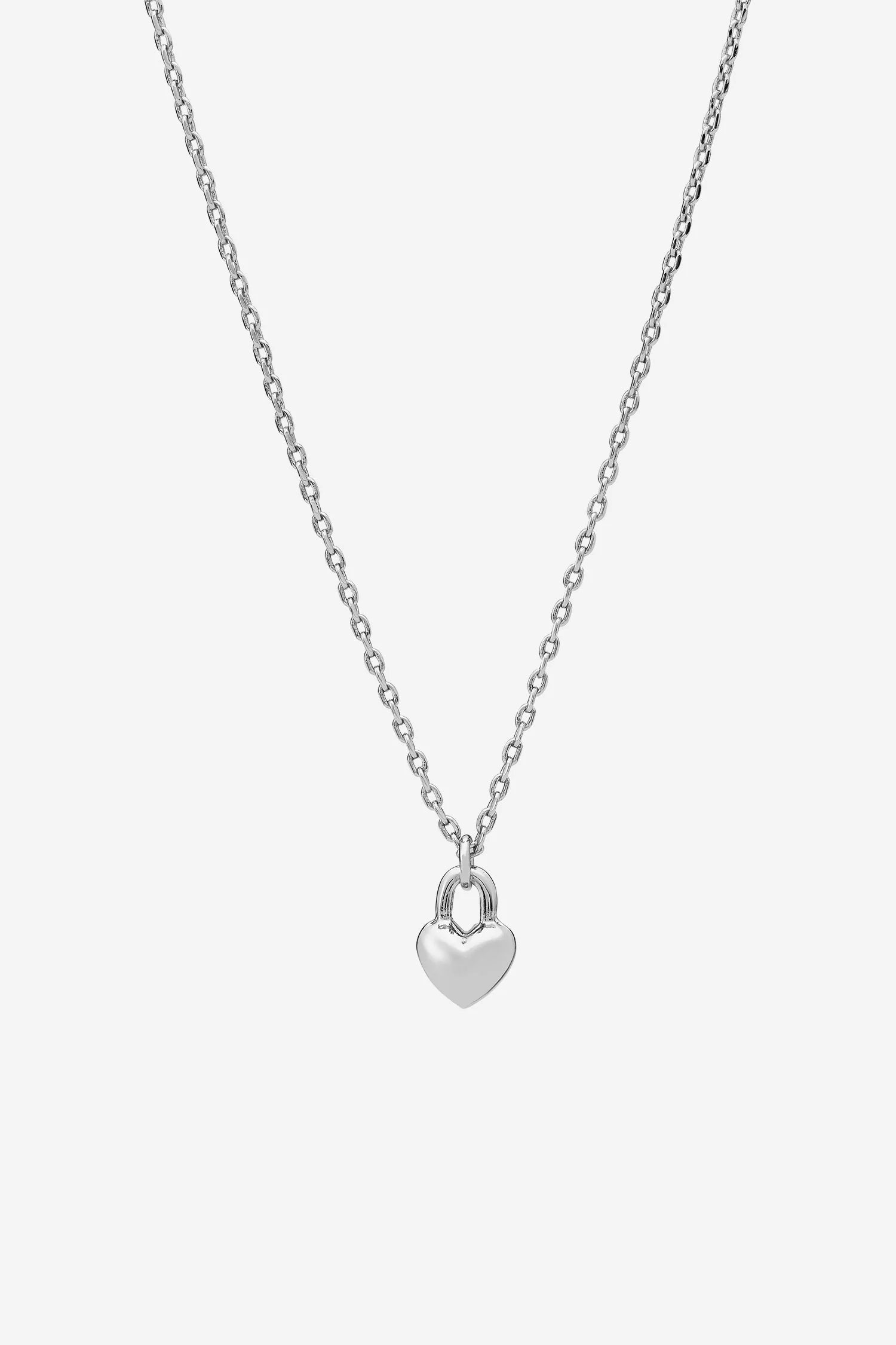 LIBERTE Winnie Heart Necklace SILVER
