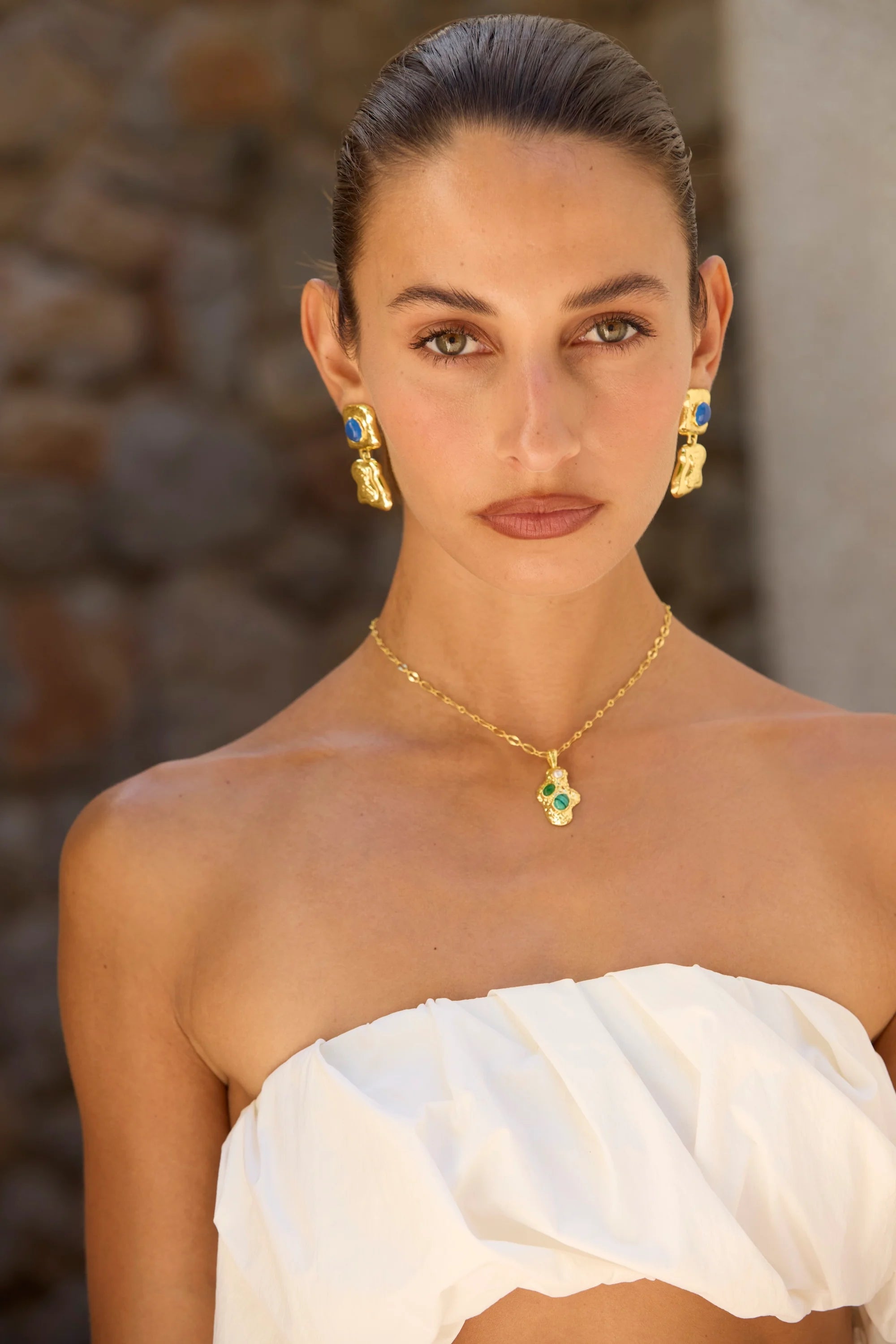 MOUNTAIN & MOON Dominique Earrings GOLD