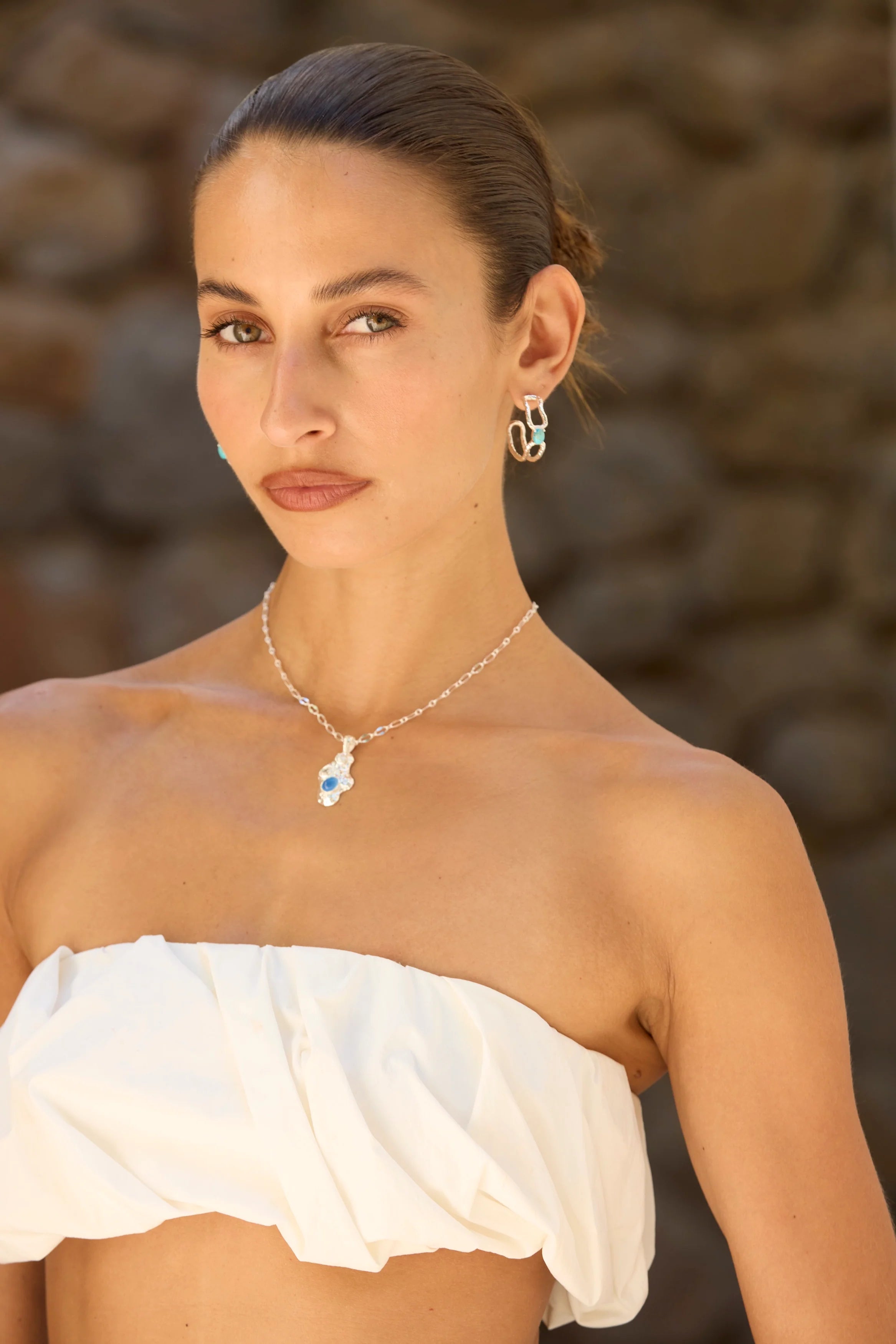MOUNTAIN & MOON Federica Necklace SILVER