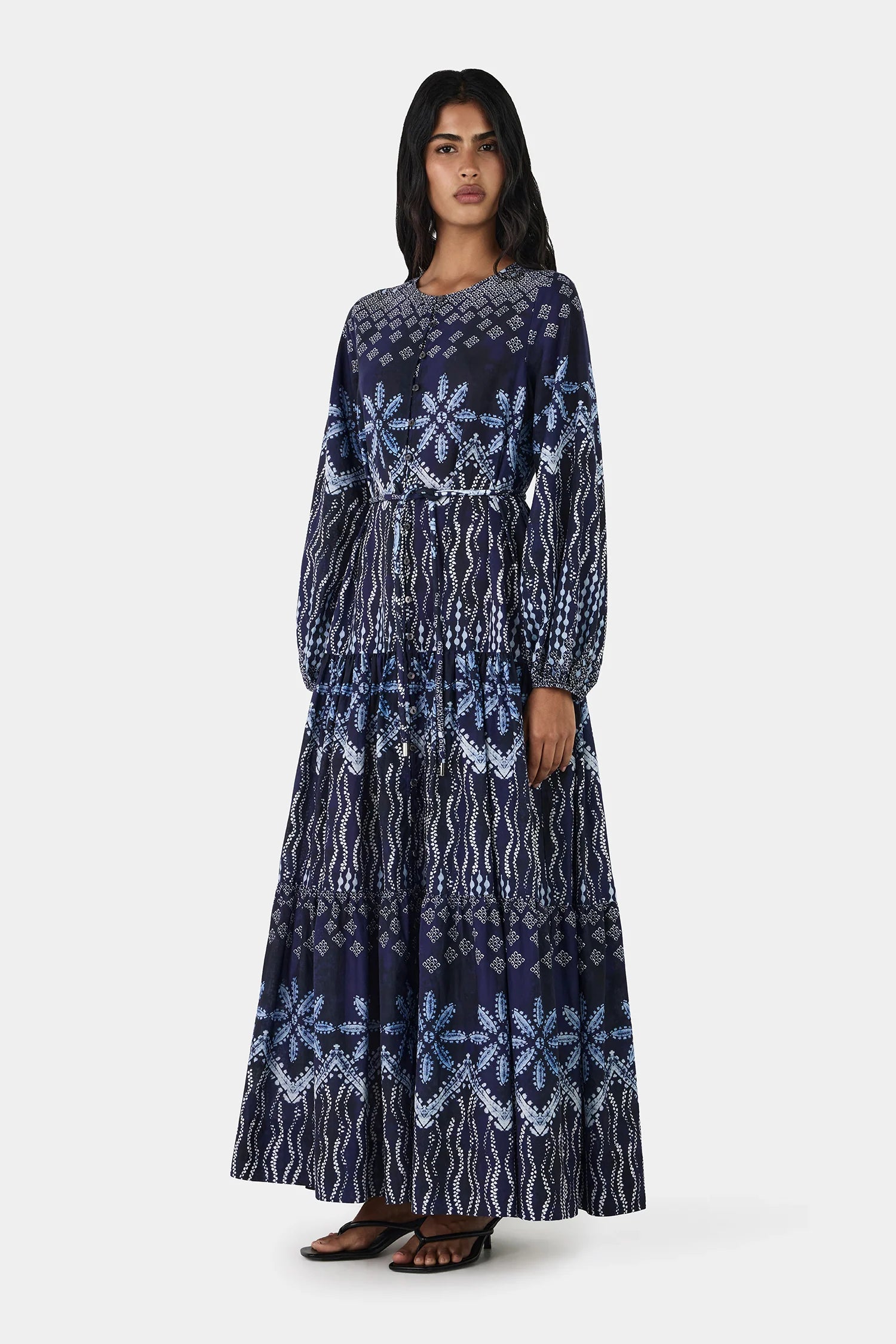 HANSEN & GRETEL Nia Maxi Indigo Drift