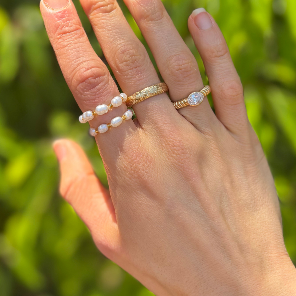 HEI TAI Nine Pearl Ring