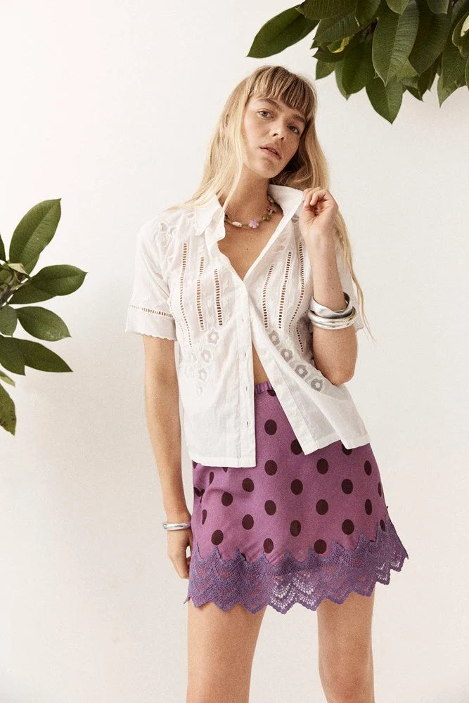 KINGA CSILLA Posto Spot Vera Mini Skirt