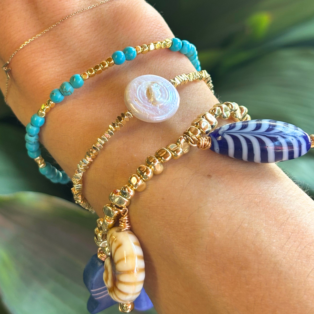 HEI TAI Milos Layer Bracelet TURQUOISE