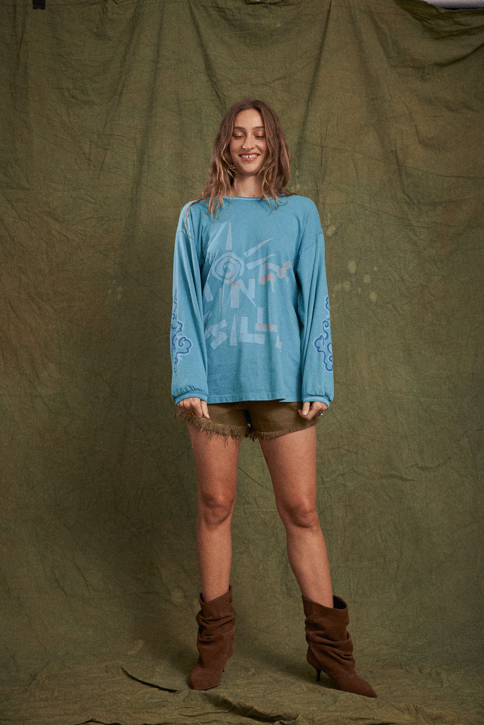 KINGA CSILLA Paper Sun Roses Tee
