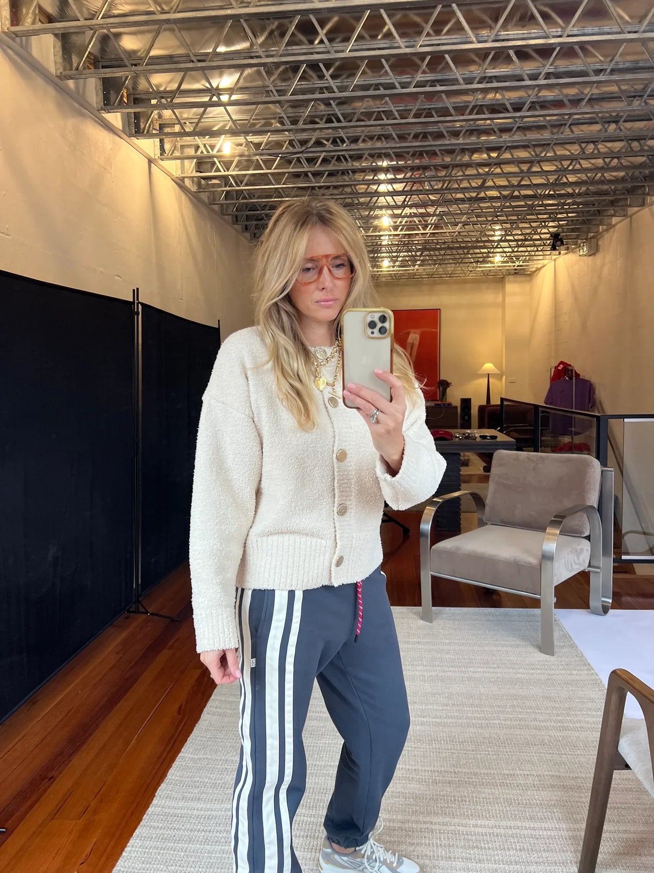 ARAMINTA JAMES Aime Cardigan MILK