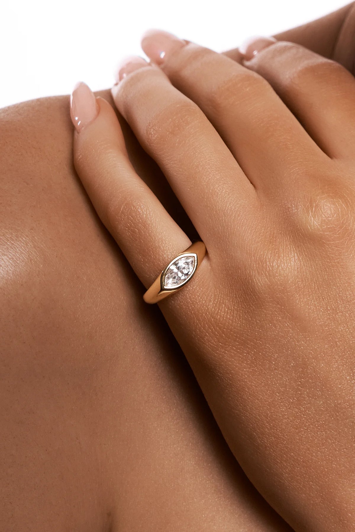 LIBERTE Amelie Pinky Ring GOLD