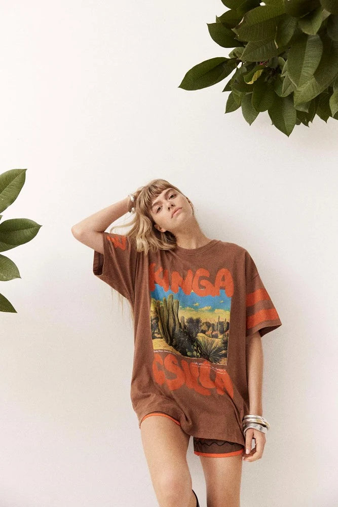 KINGA CSILLA Red Cactus OG Tee