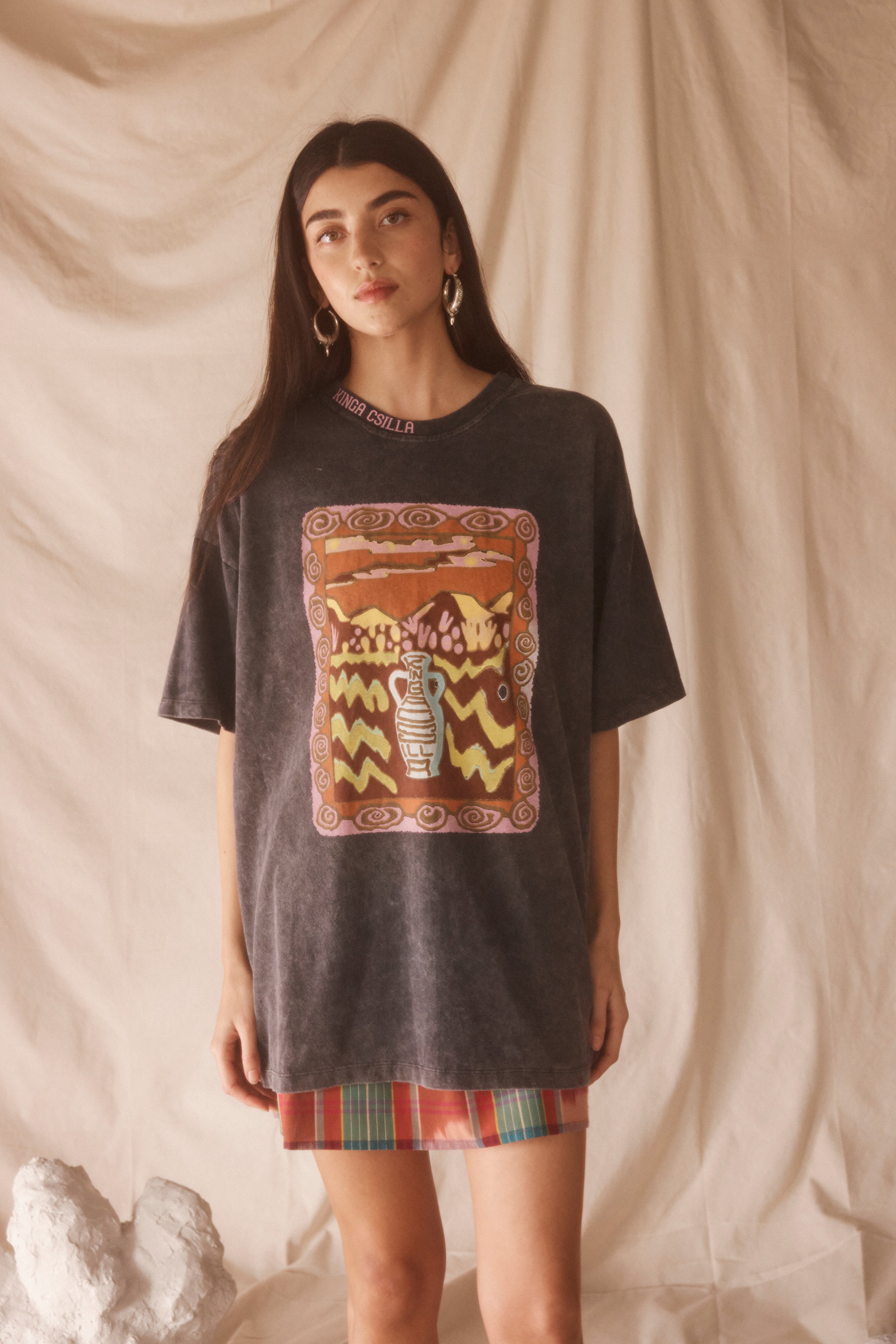 KINGA CSILLA Verdant Dust Tee