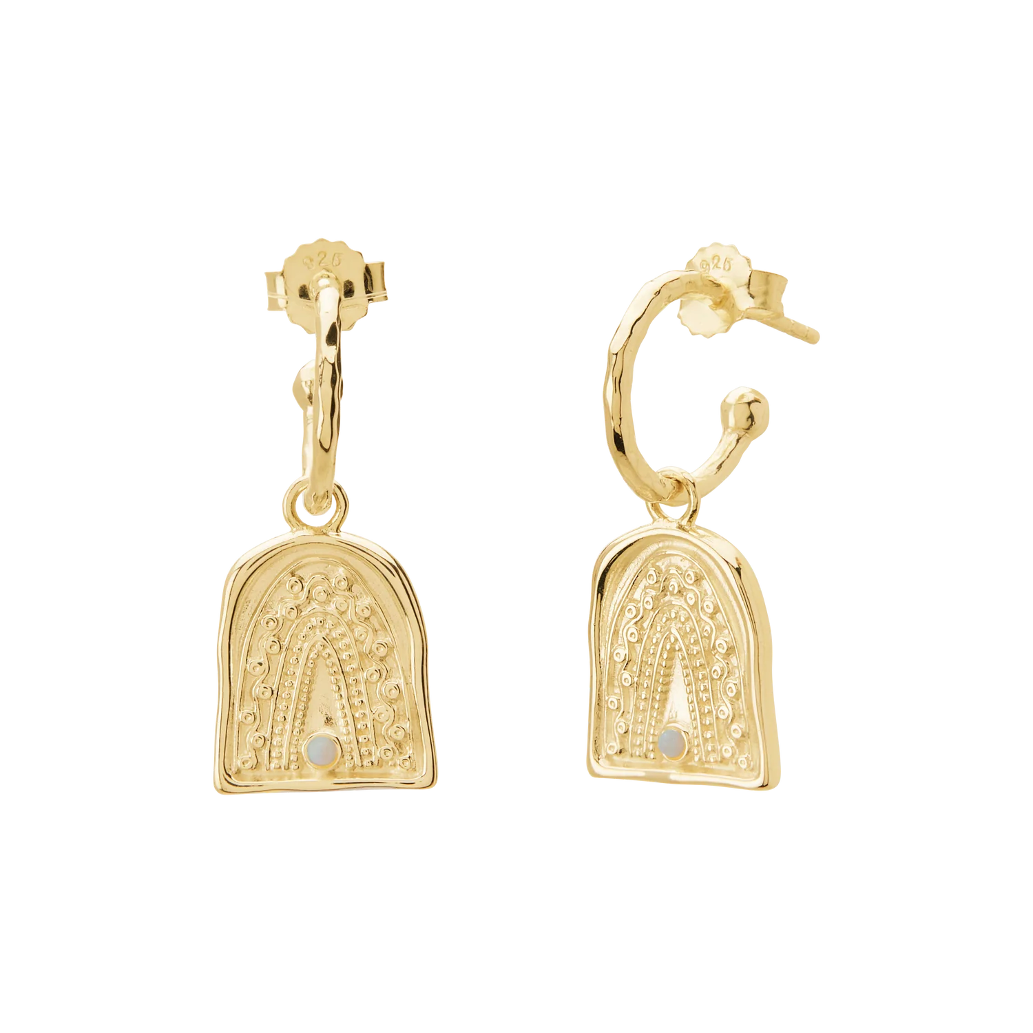 MURKANI Rainbow Spirit Hoop Earrings GOLD
