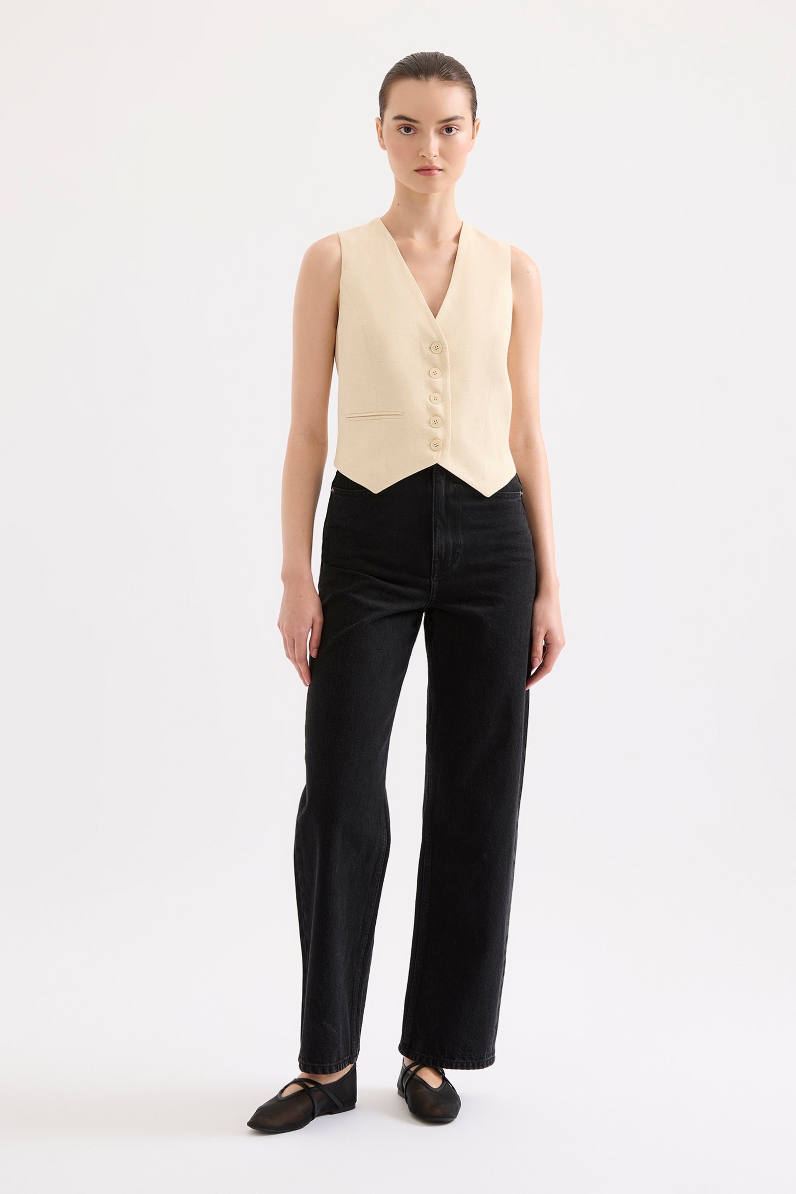 NUDE LUCY Garcia Vest CHAMOMILE