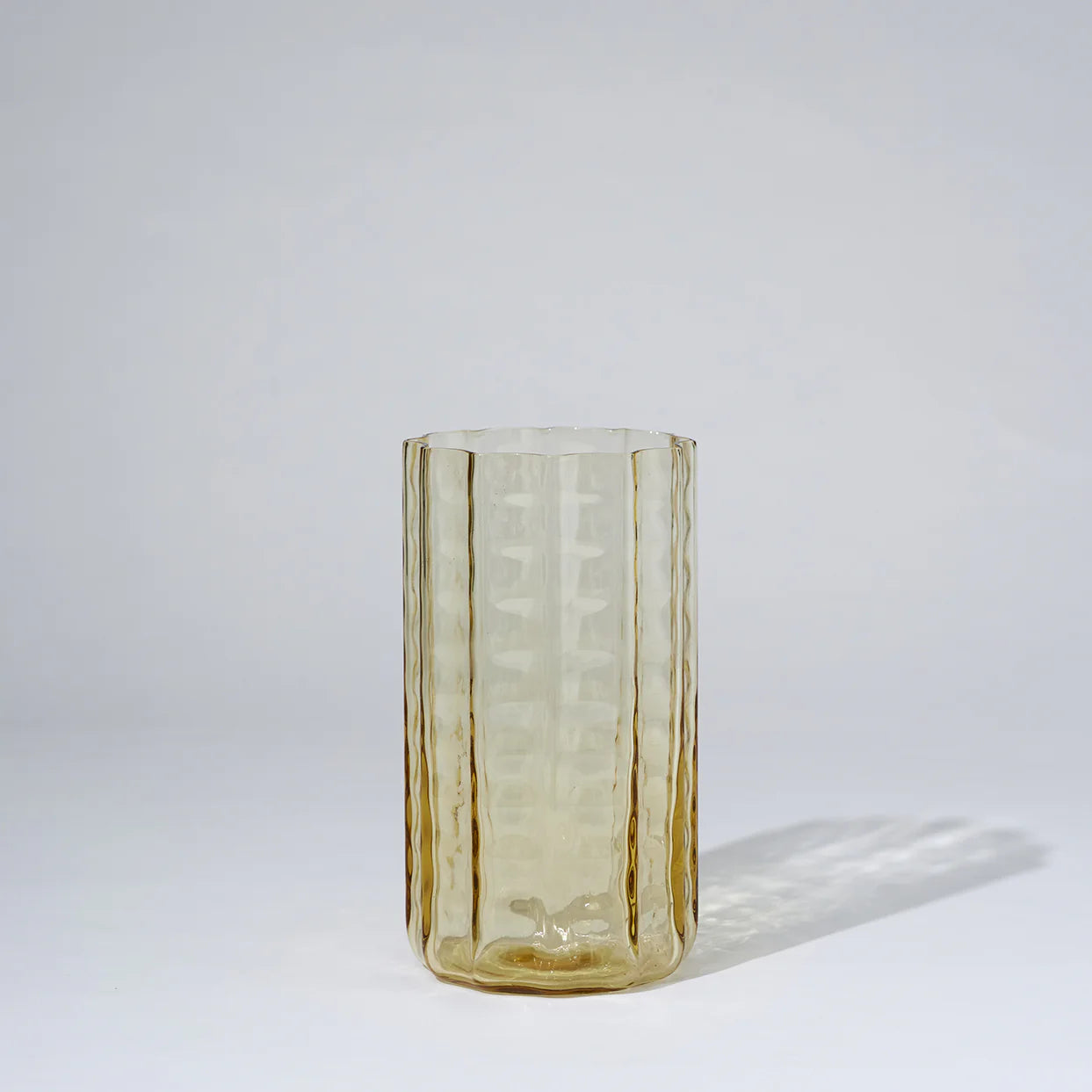 MARMOSET FOUND Jelly Glass Vase Honey MEDIUM