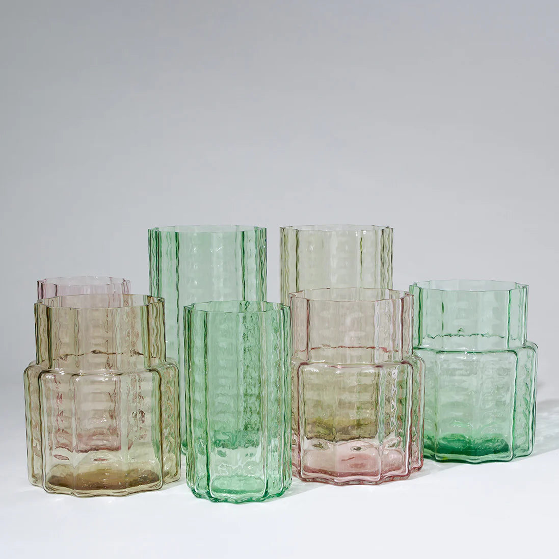 MARMOSET FOUND Jelly Glass Vase Green MEDIUM