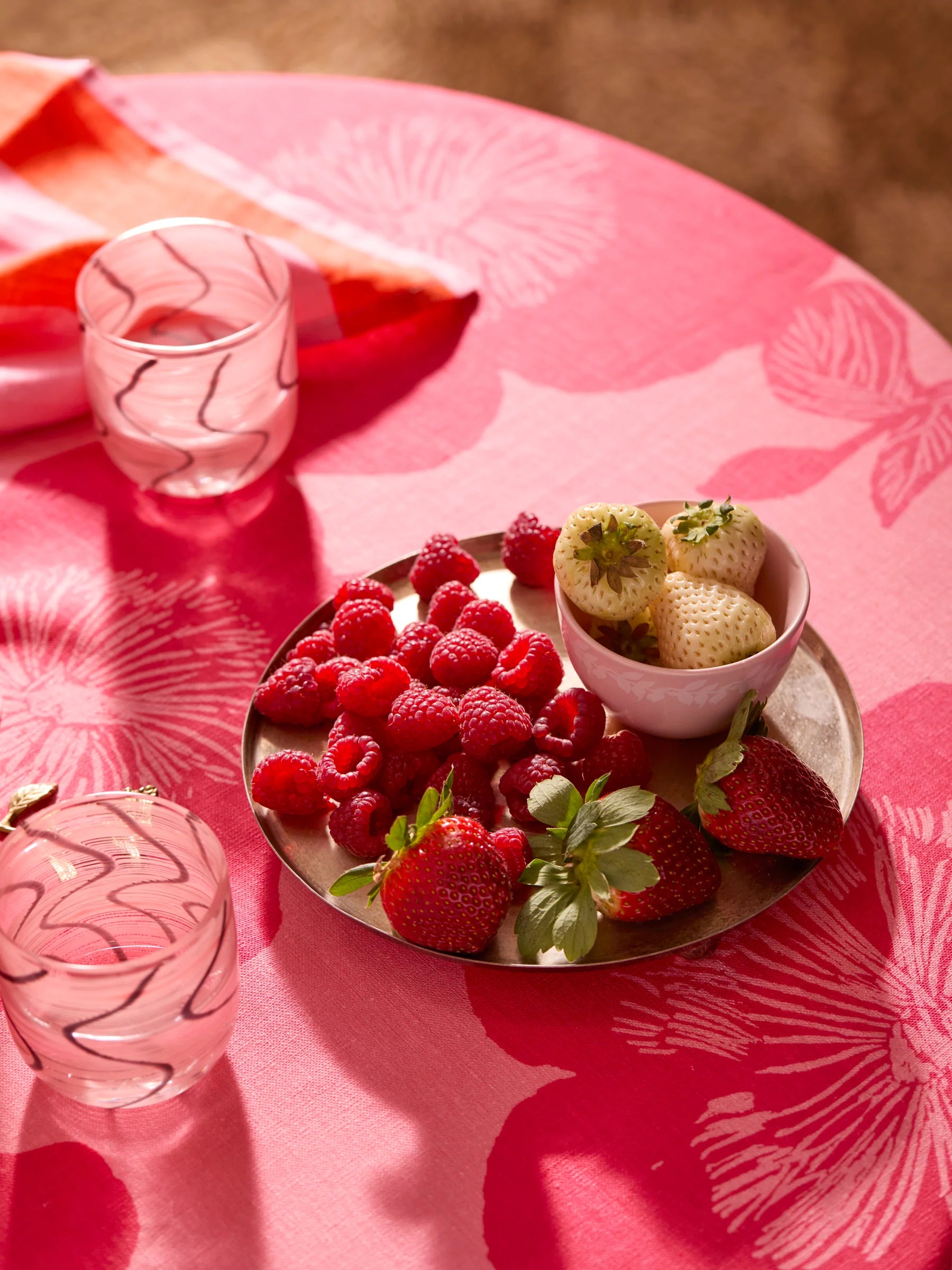 Bonnie and Neil Jardin Pink Bowl