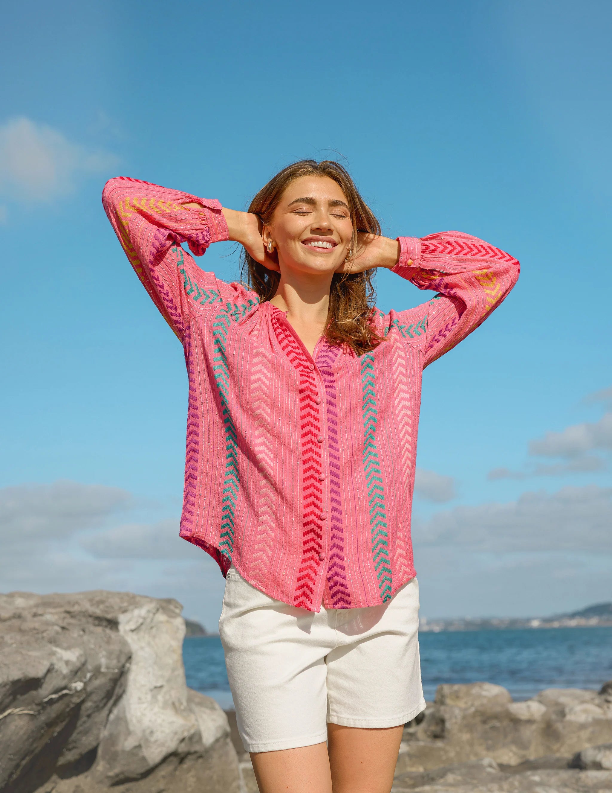 STELLA + GEMMA Dominica Shirt PINK