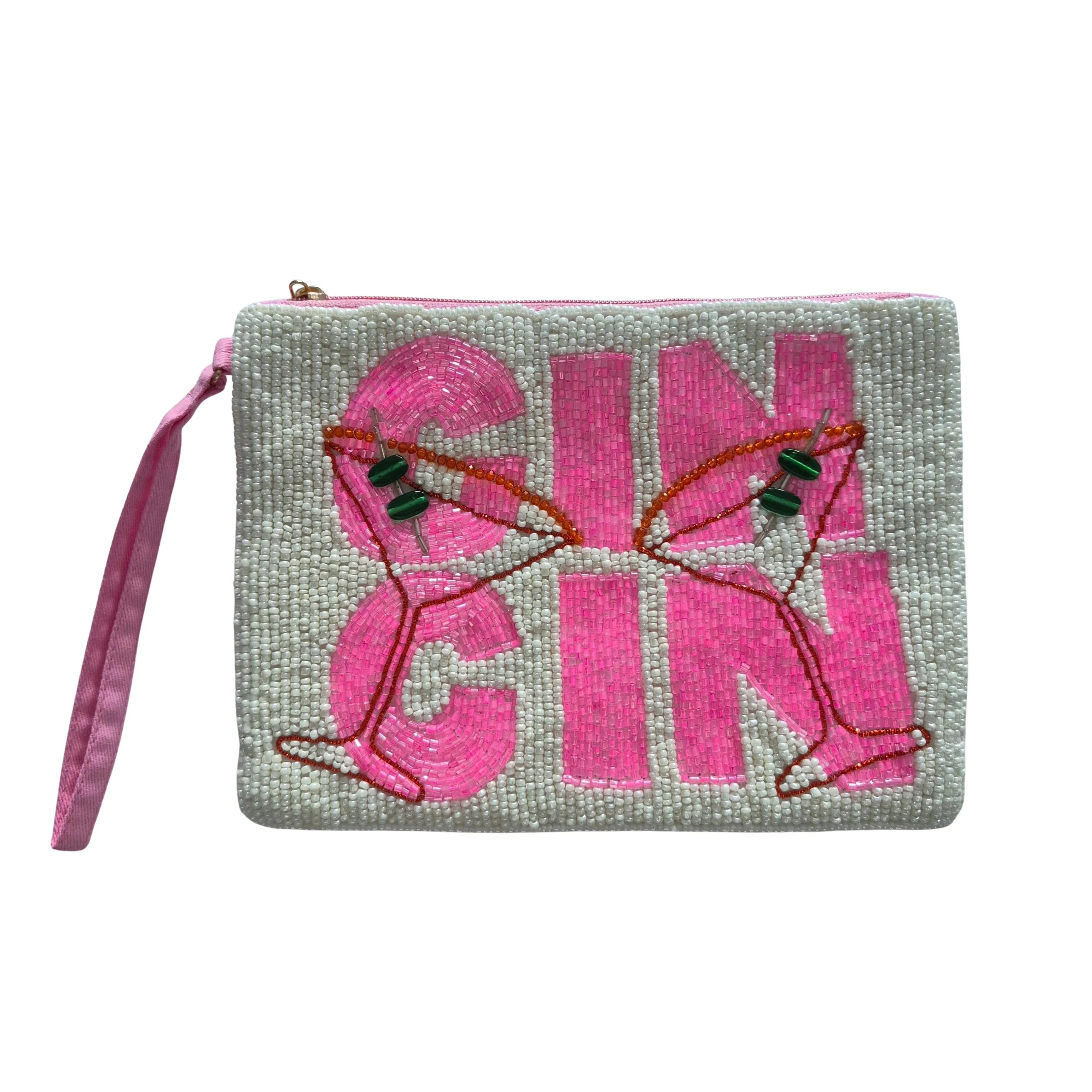 CIN CIN Beaded Clutch