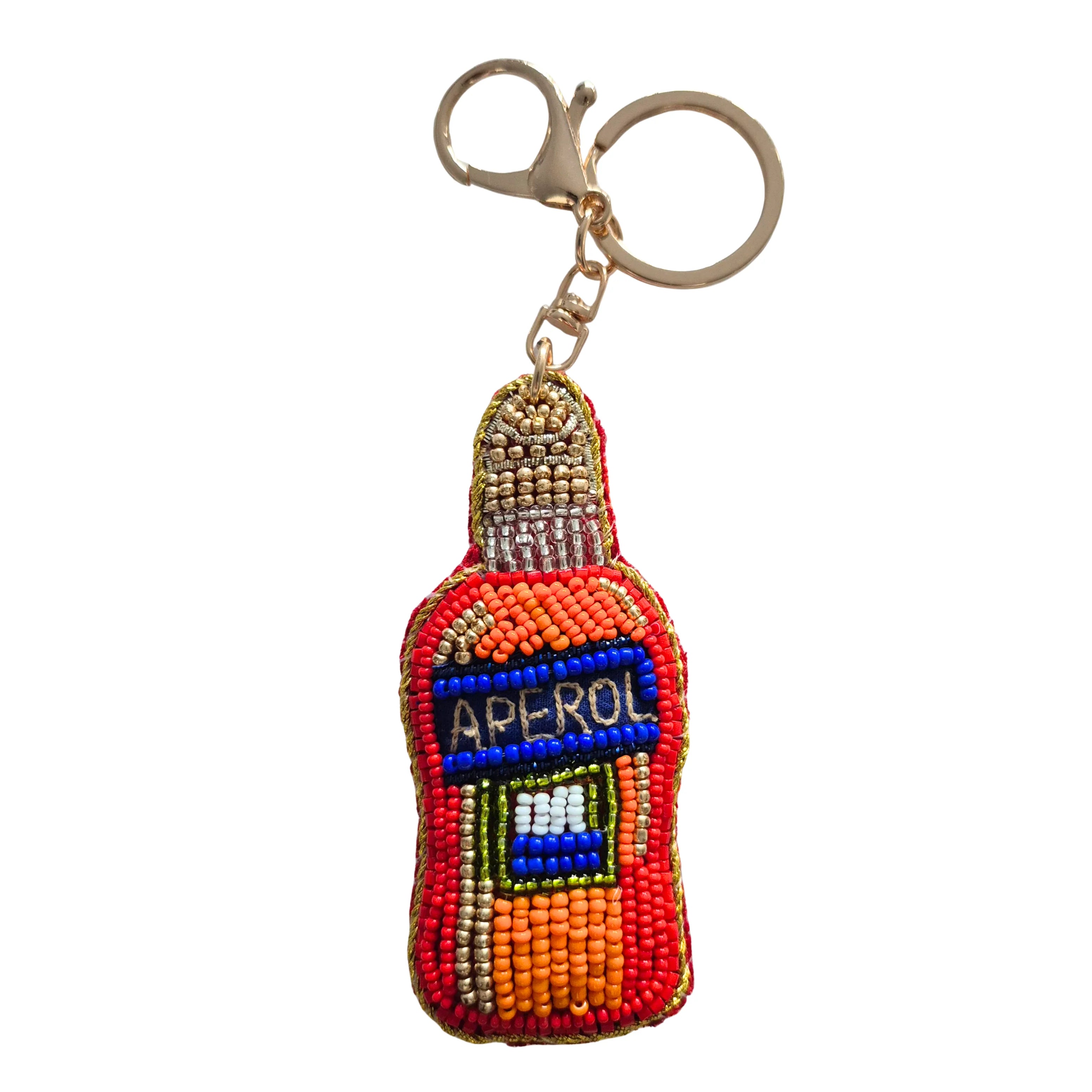 Beaded Keychain APEROL BOTTLE