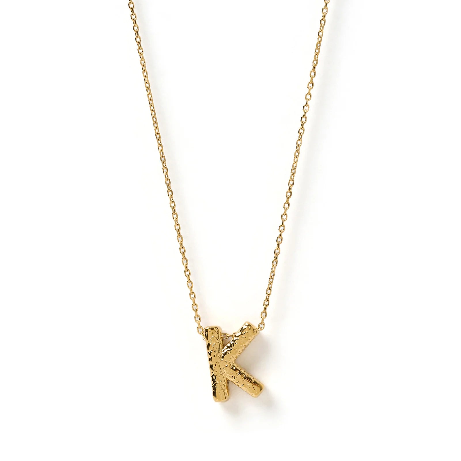 Arms of Eve Statement Letter Necklace GOLD