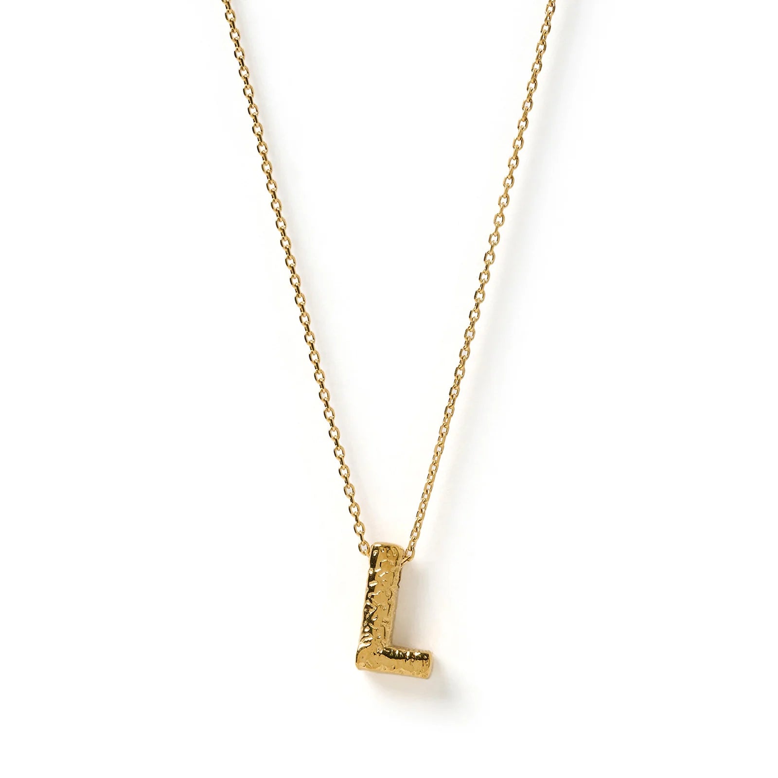 Arms of Eve Statement Letter Necklace GOLD