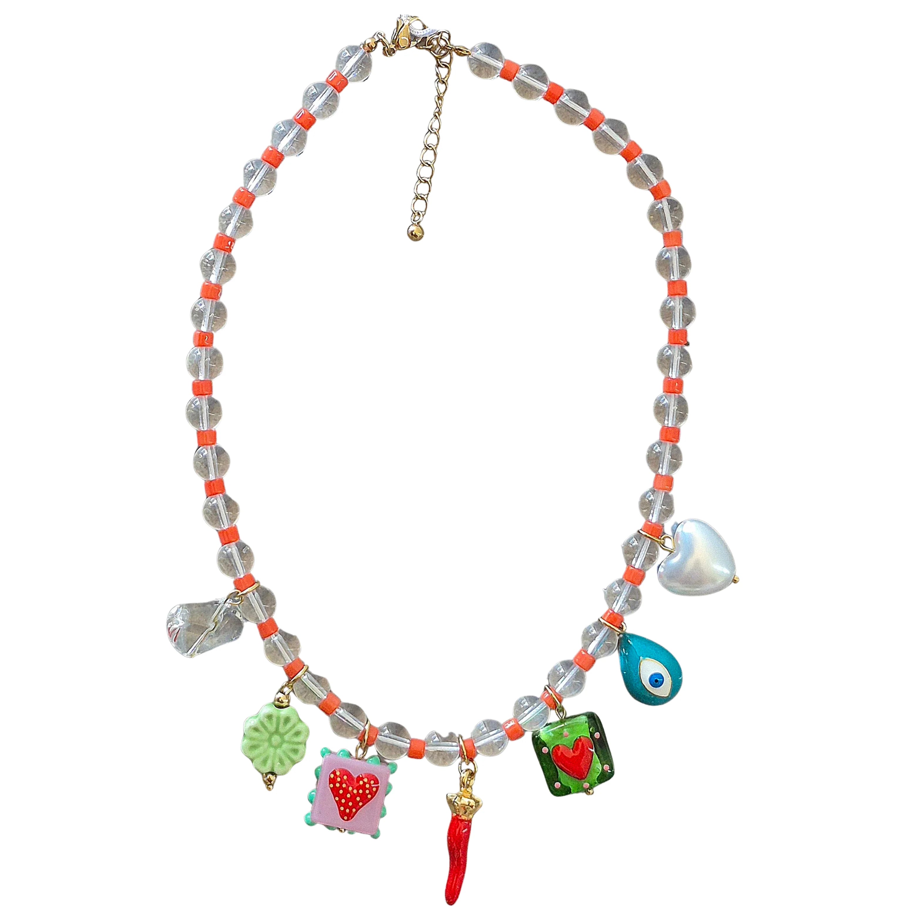 Multi Charm Necklace CHILLI