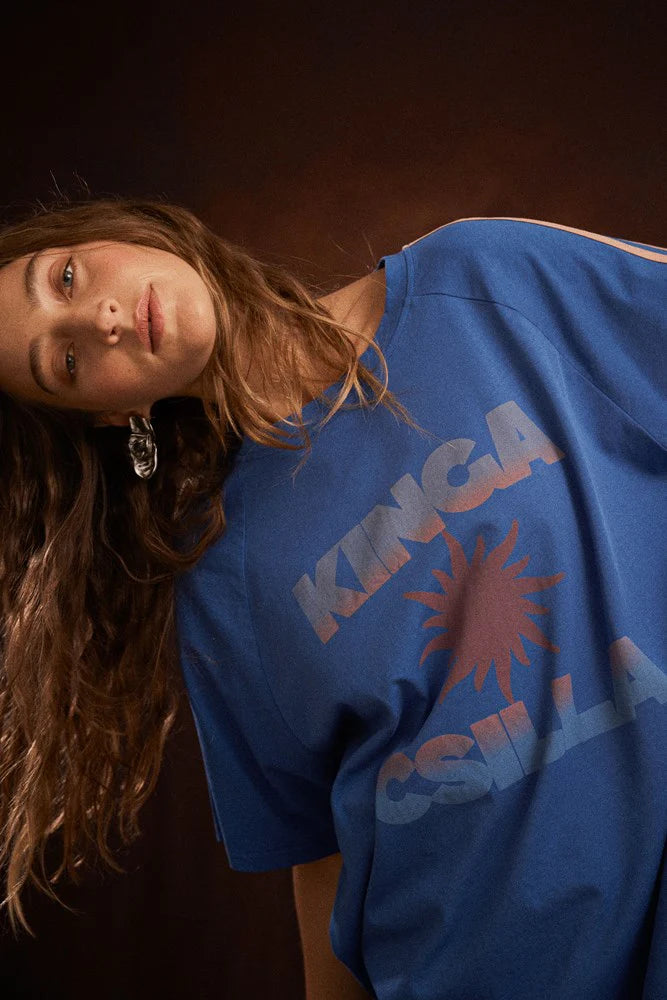 KINGA CSILLA Sunset Tee NUWA BLUE
