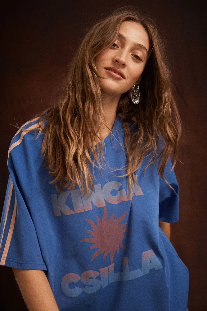 KINGA CSILLA Sunset Tee NUWA BLUE