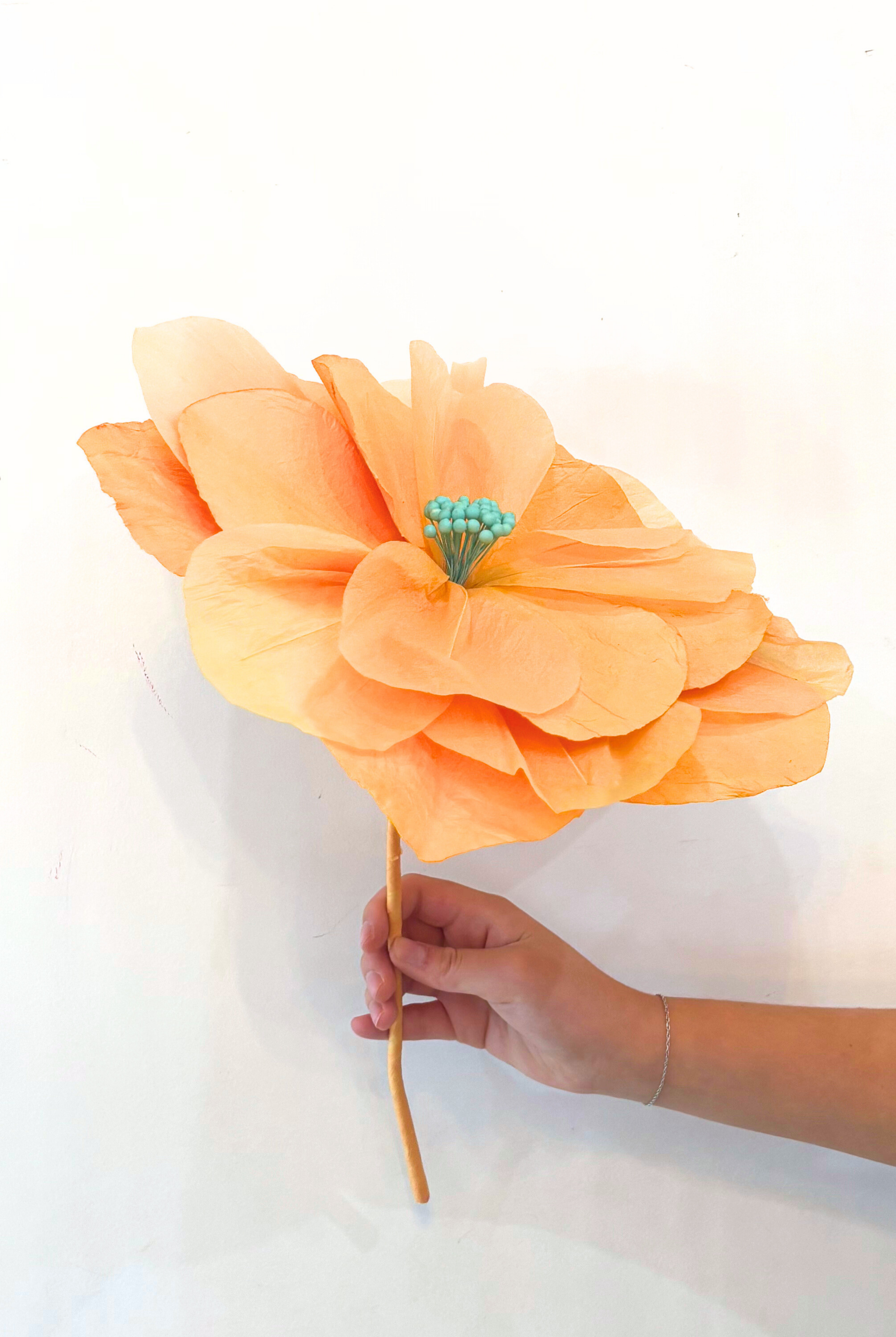 SAKURA Paper Flower Small APRICOT