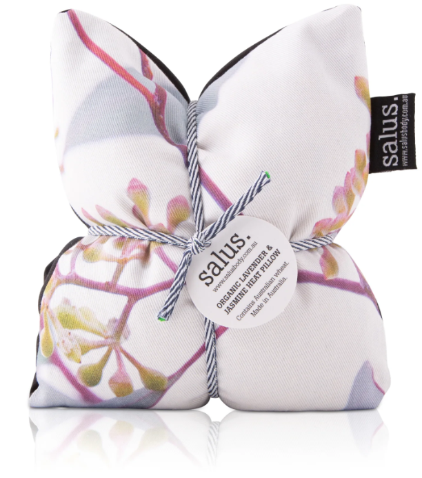 SALUS Heat Pillow Grey Botanical LAVENDER & BARLEY