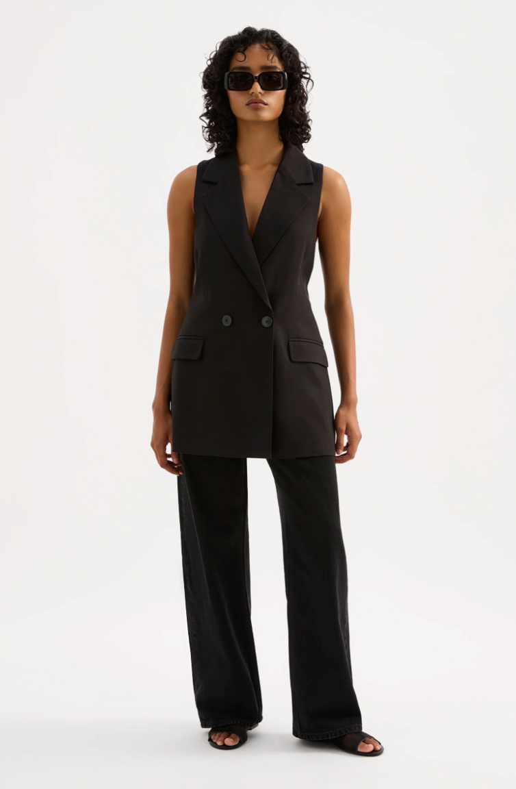 NUDE LUCY Agnes Vest BLACK