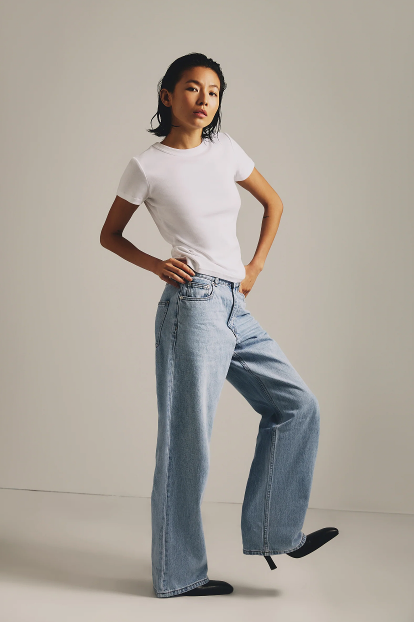 Nude Lucy Organic Baggy Jean 9O'S BLUE