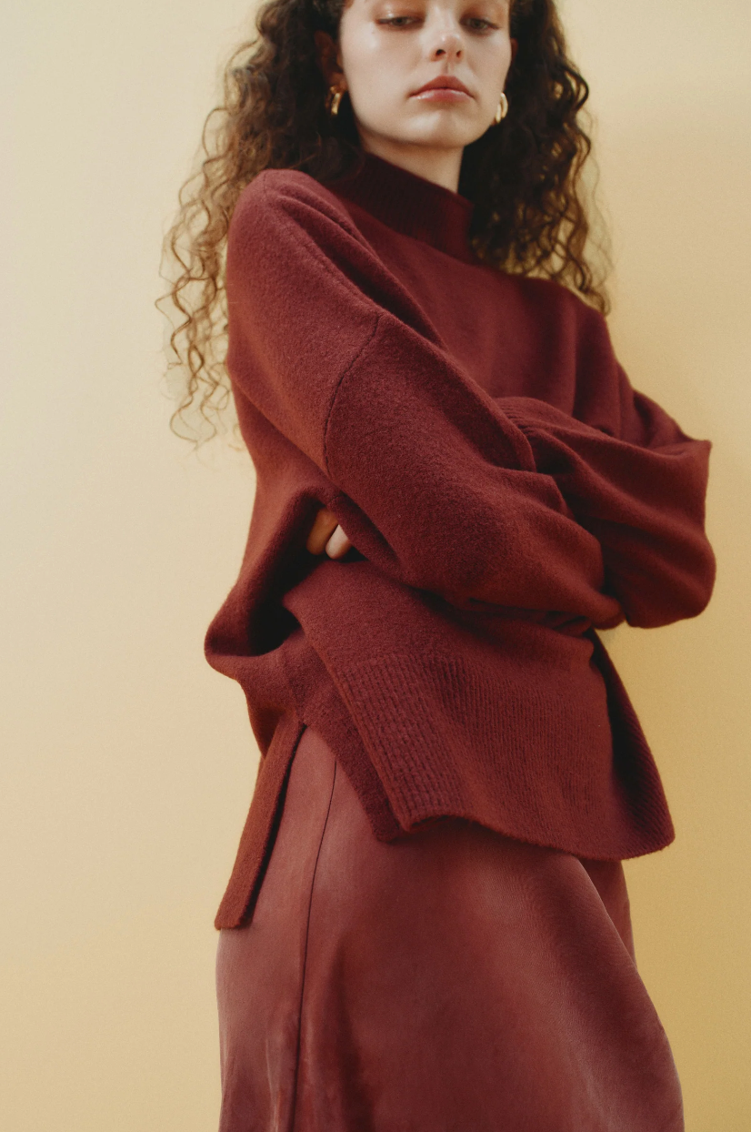 NUDE LUCY Taylor Knit PLUM