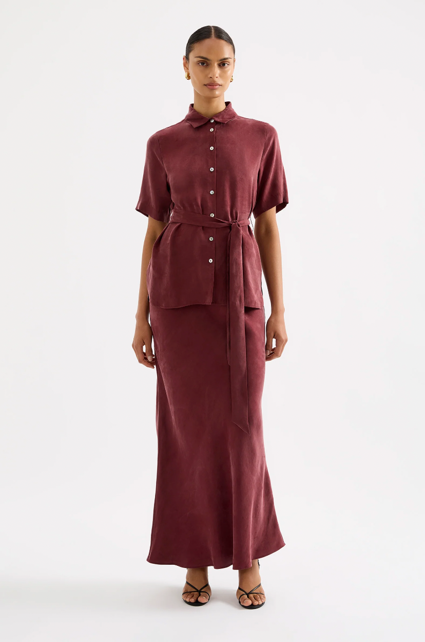 NUDE LUCY Devin Tencel Maxi Skirt