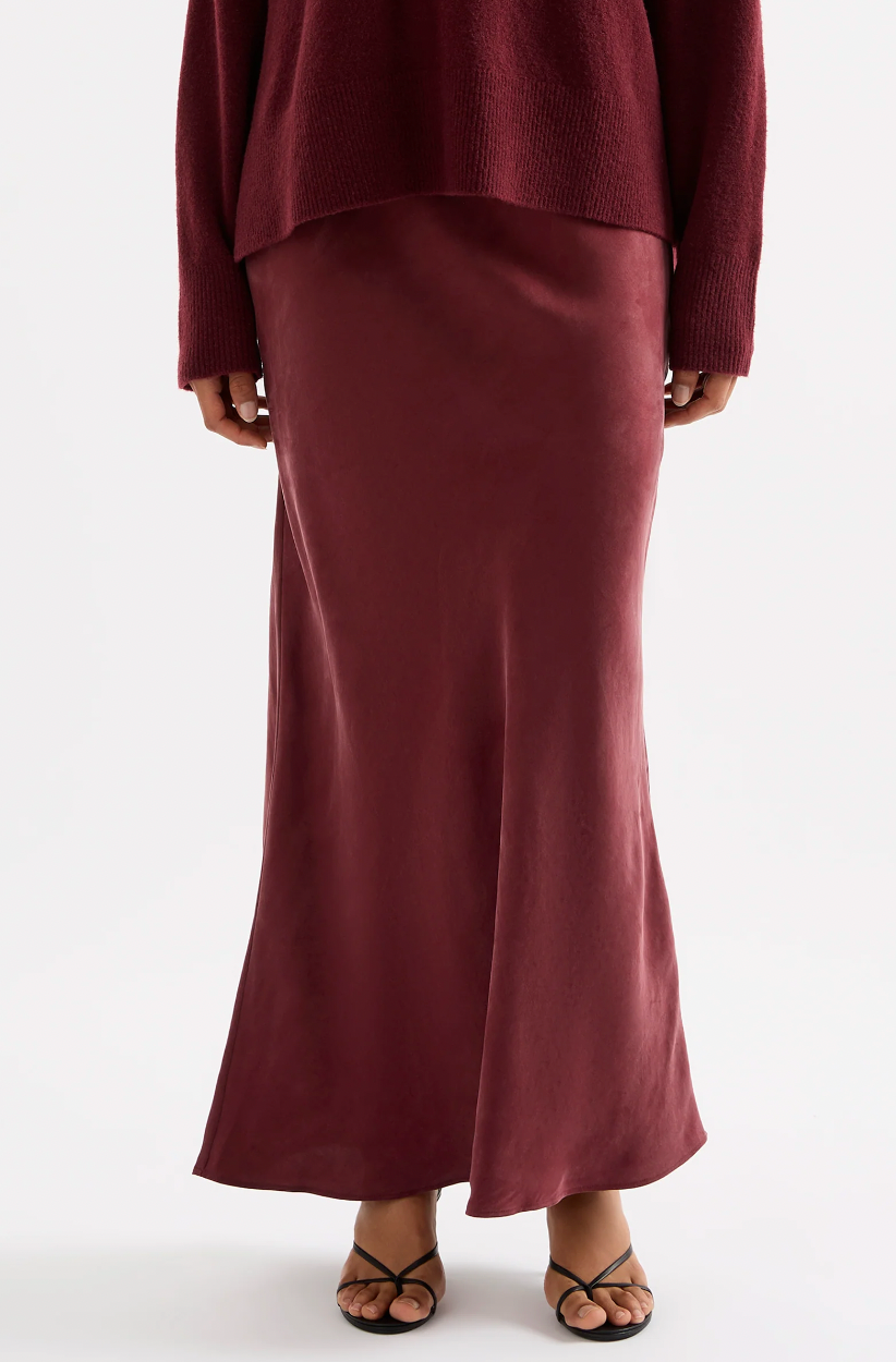 NUDE LUCY Devin Tencel Maxi Skirt