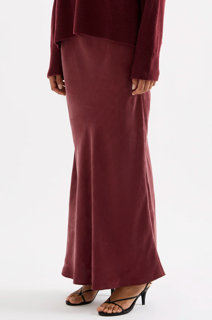 NUDE LUCY Devin Tencel Maxi Skirt