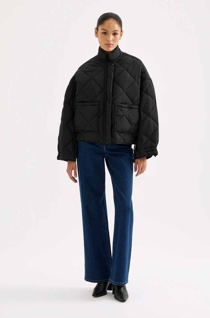 Nude Lucy Sloane Puffer Jacket BLACK