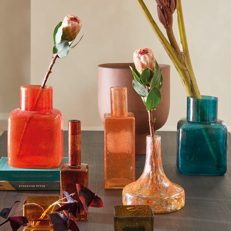 FRENCH BAZAAR Elia Vase TOMATO