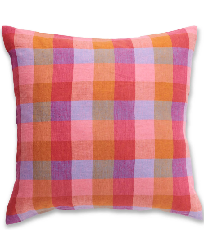 KIP & CO Linen European Pillowcases TUTTI FRUTTI Set 2