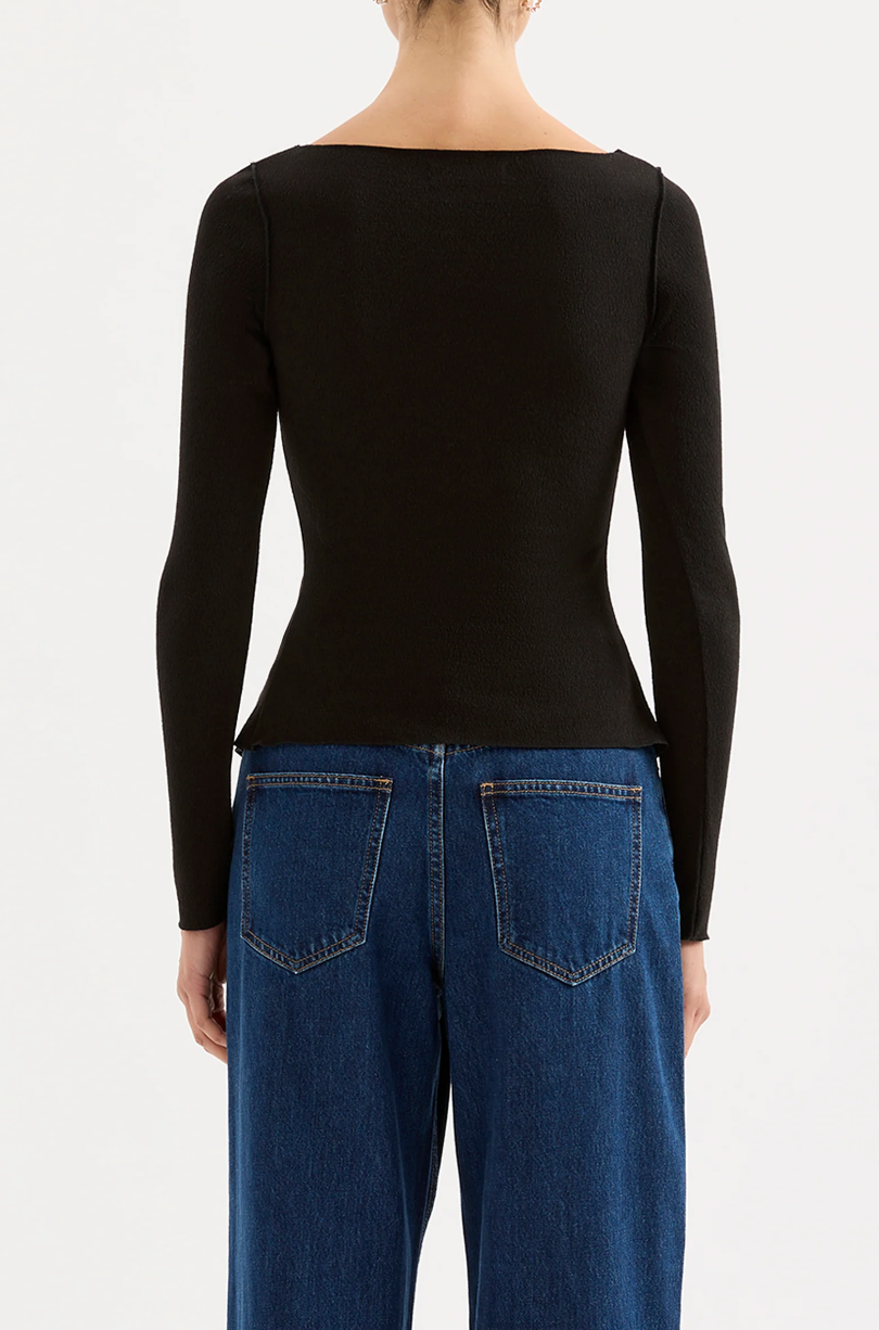 NUDE LUCY Sonora Top BLACK