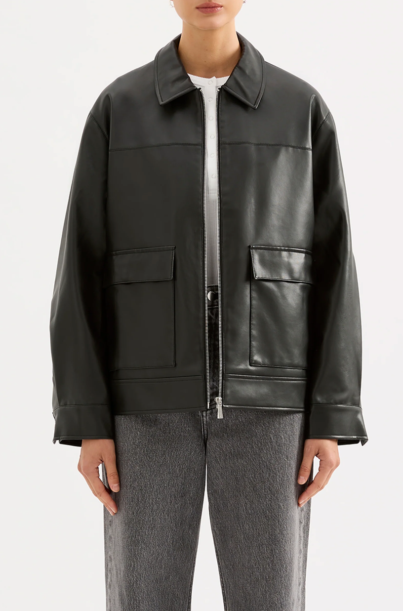NUDE LUCY Yaz Faux Leather Jacket