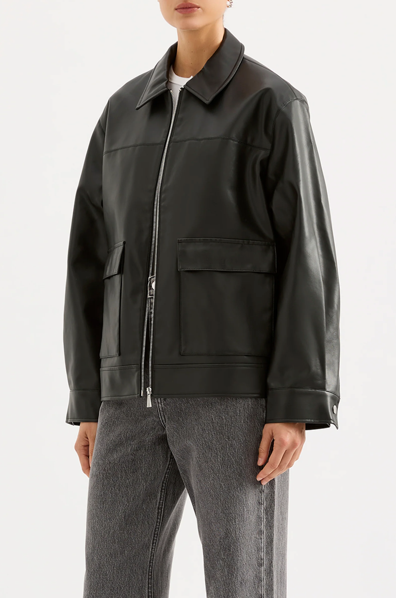 NUDE LUCY Yaz Faux Leather Jacket
