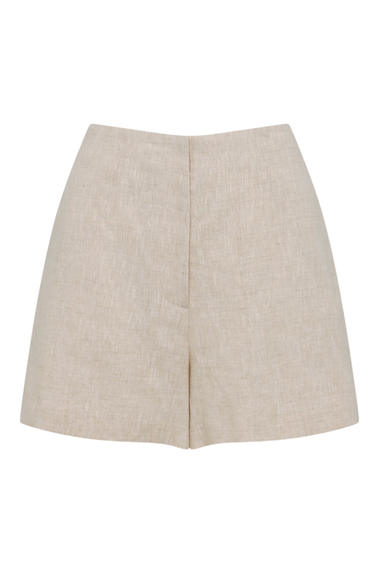 NUDE LUCY Marli Linen Short NATURAL