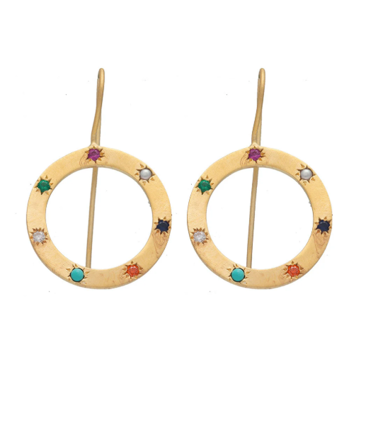 Ruby Teva Safi Mixed Earrings