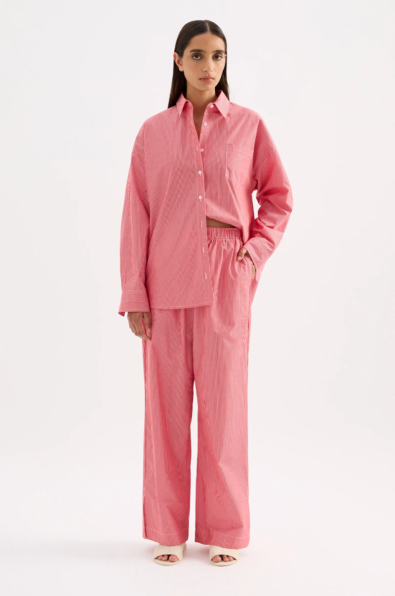 NUDE LUCY Anouk Shirt RED STRIPE