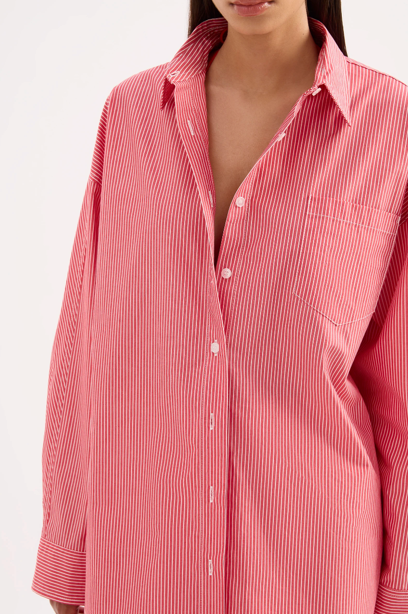 NUDE LUCY Anouk Shirt RED STRIPE