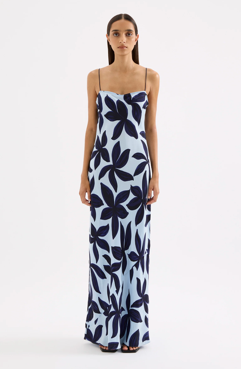 NUDE LUCY Corfu Cupro Slip Dress