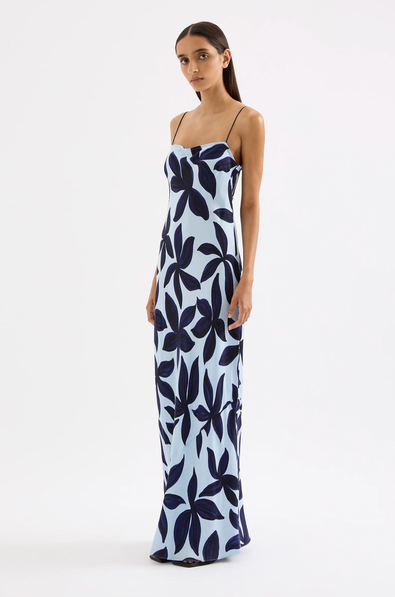 NUDE LUCY Corfu Cupro Slip Dress