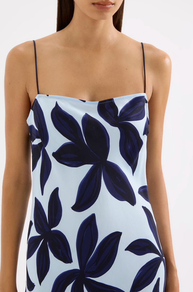 NUDE LUCY Corfu Cupro Slip Dress