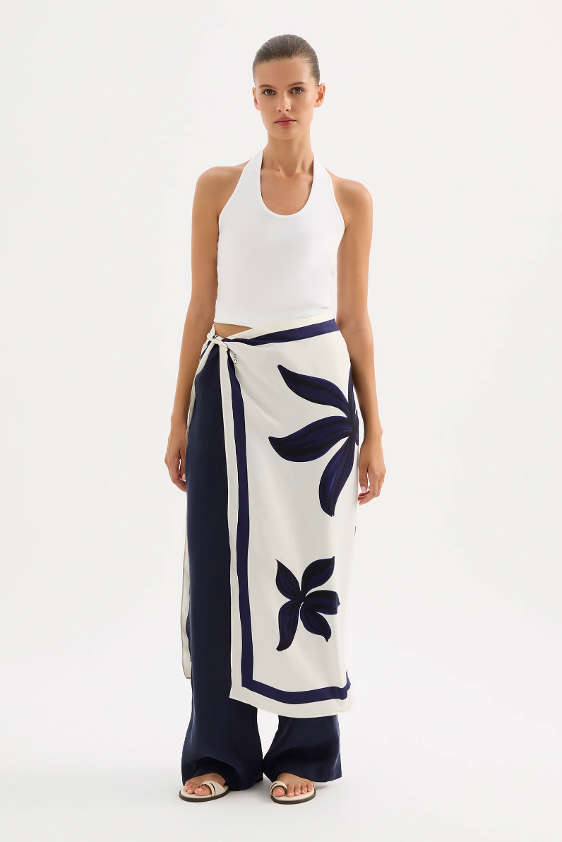 NUDE LUCY Odessa Cupro Scarf