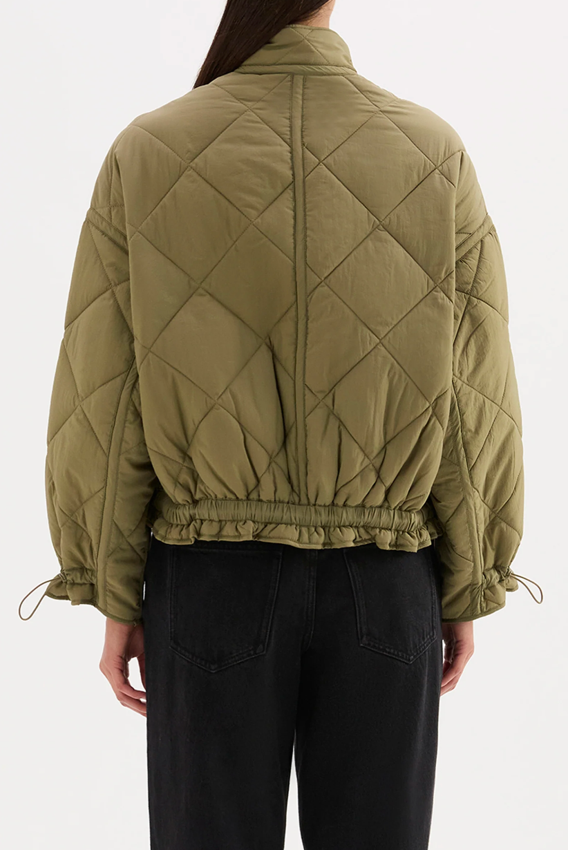 NUDE LUCY Sloane Puffer Jacket SAGE